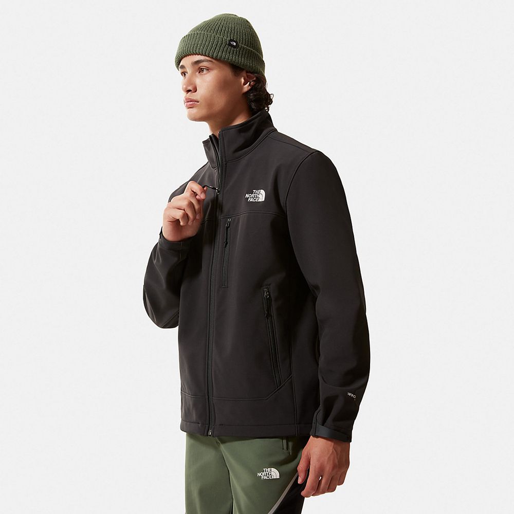 The North Face Lightweight Shell Jackets Mens Australia - The North Face Apex Bionic Black / White (